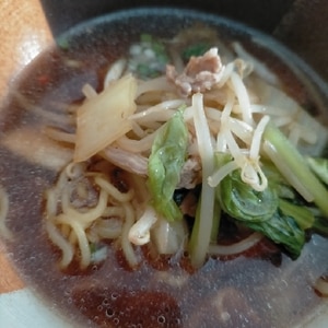 たっぷり白菜炒めラーメン